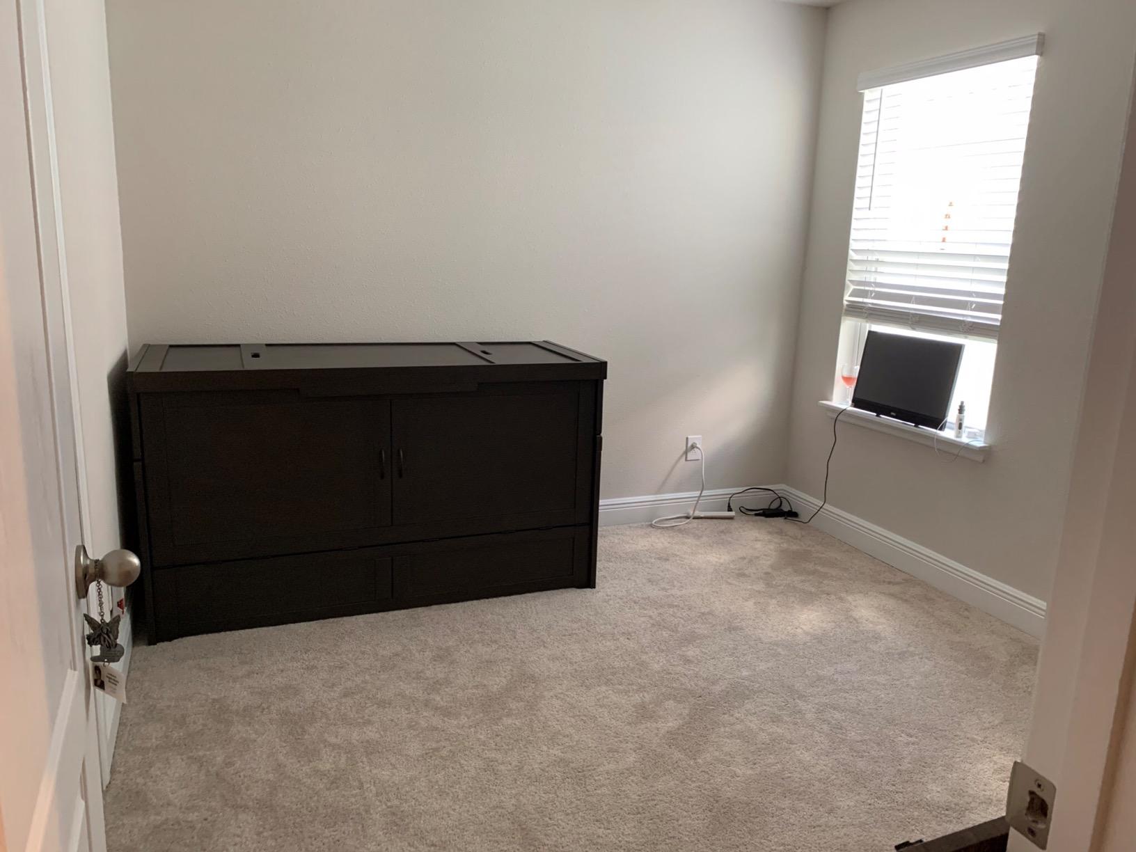 NIGHT & DAY Furniture Murphy Cube Cabinet Bed Queen White with Rattan customer photo 1