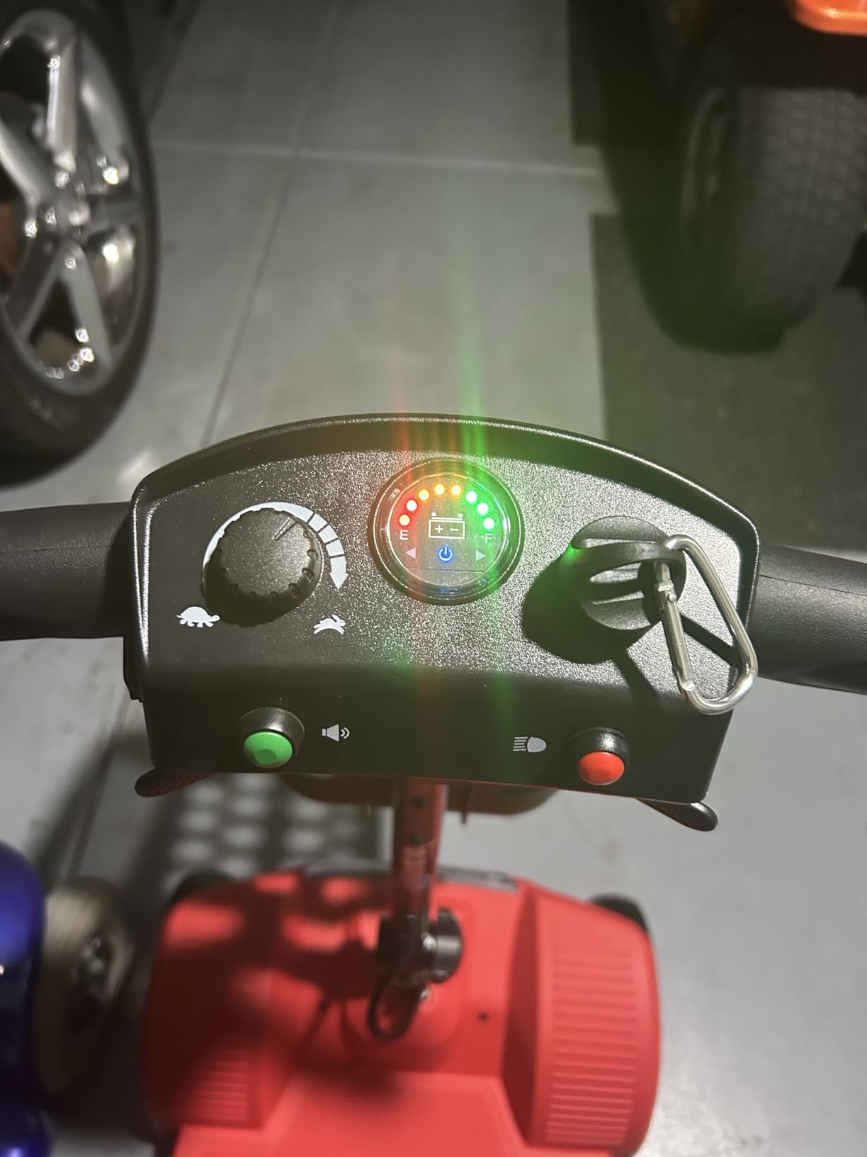 WAYCARE Mobility Scooter for Adults & Seniors, 330 lb, 15-Mile Range, Blue customer photo 1