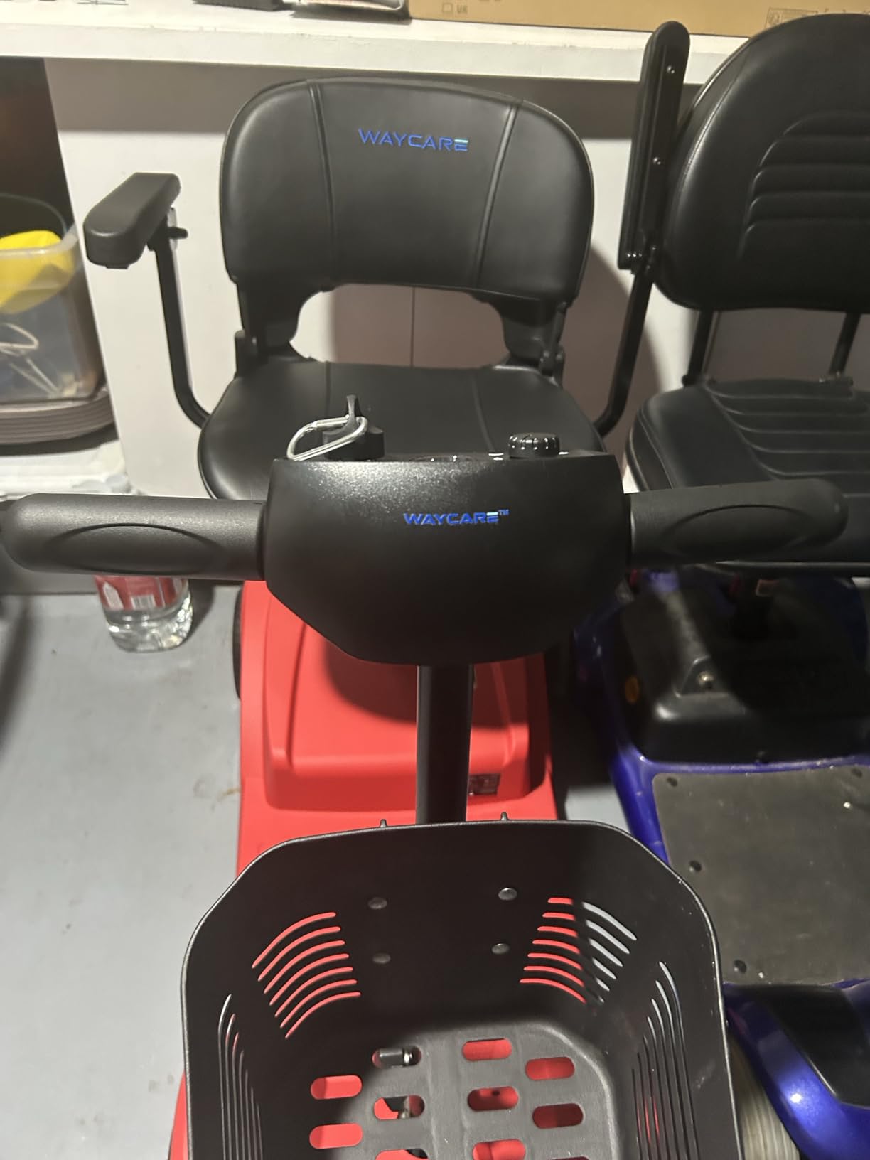 WAYCARE Mobility Scooter for Adults & Seniors, 330 lb, 15-Mile Range, Blue customer photo 2