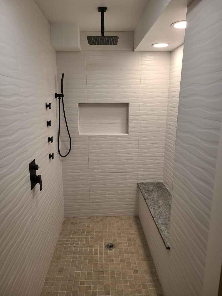 Shower System with Body Jets,4 Way Shower Faucet Set,Matte Black customer photo 1
