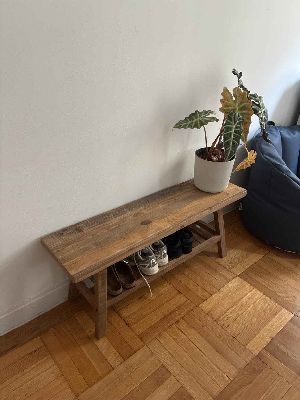 HOKYHOKY Reclaimed Solid Wood Bench-43.3
