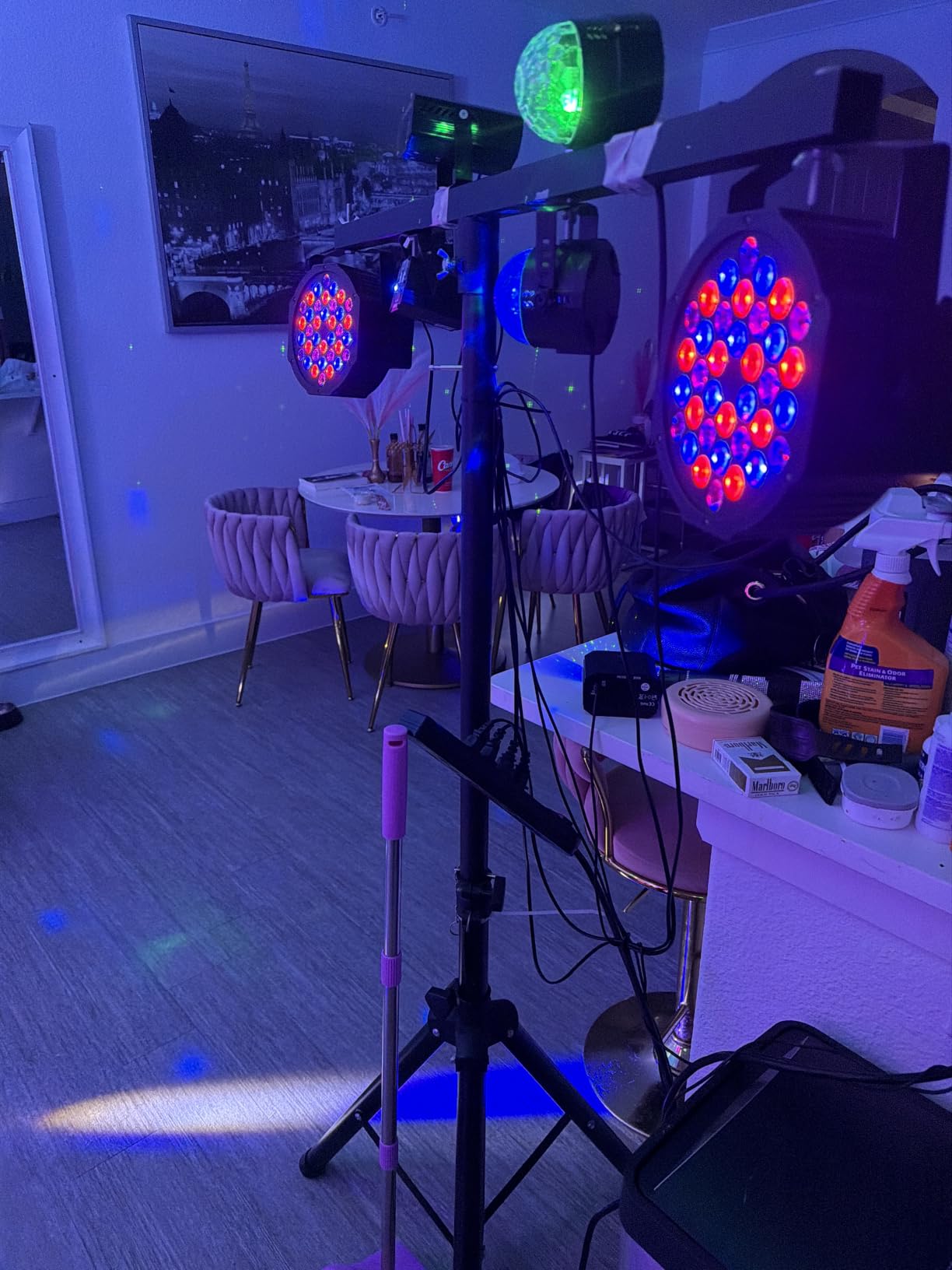 LED Stage Lights 4Pack - Czgor 36W RGB DJ Par Light for Party, Remote & DMX customer photo 1