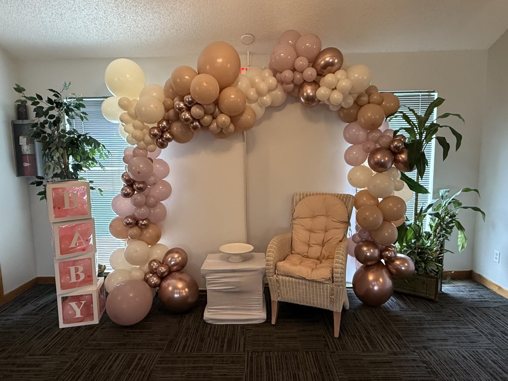 Metal Arch Backdrop Stand, Set of 3 (7.2/6.6/6ft) Wedding Arch Stand customer photo 2