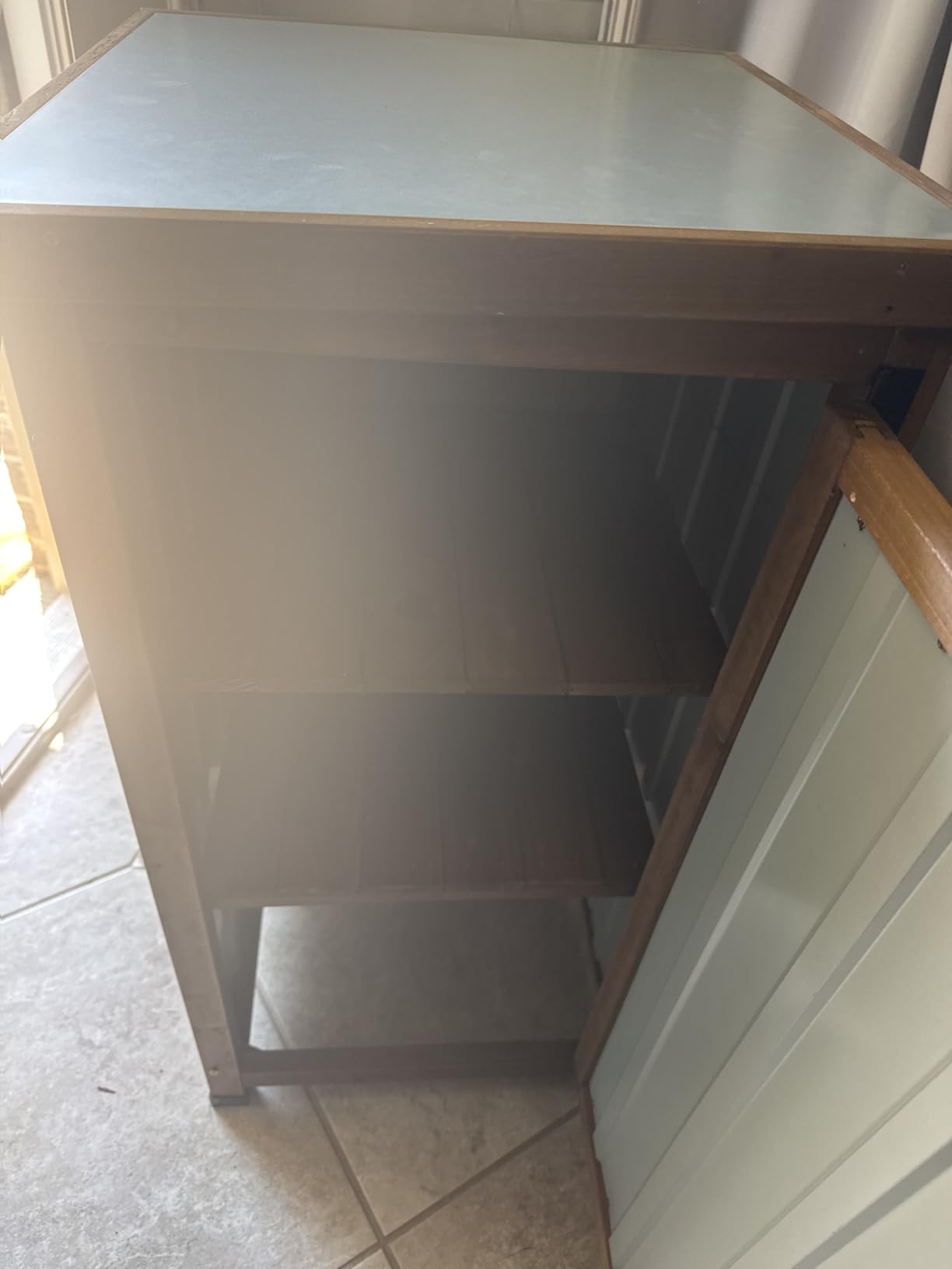 Outdoor Storage Cabinet with Shelves, Weatherproof Tool Shed for Patio customer photo 1