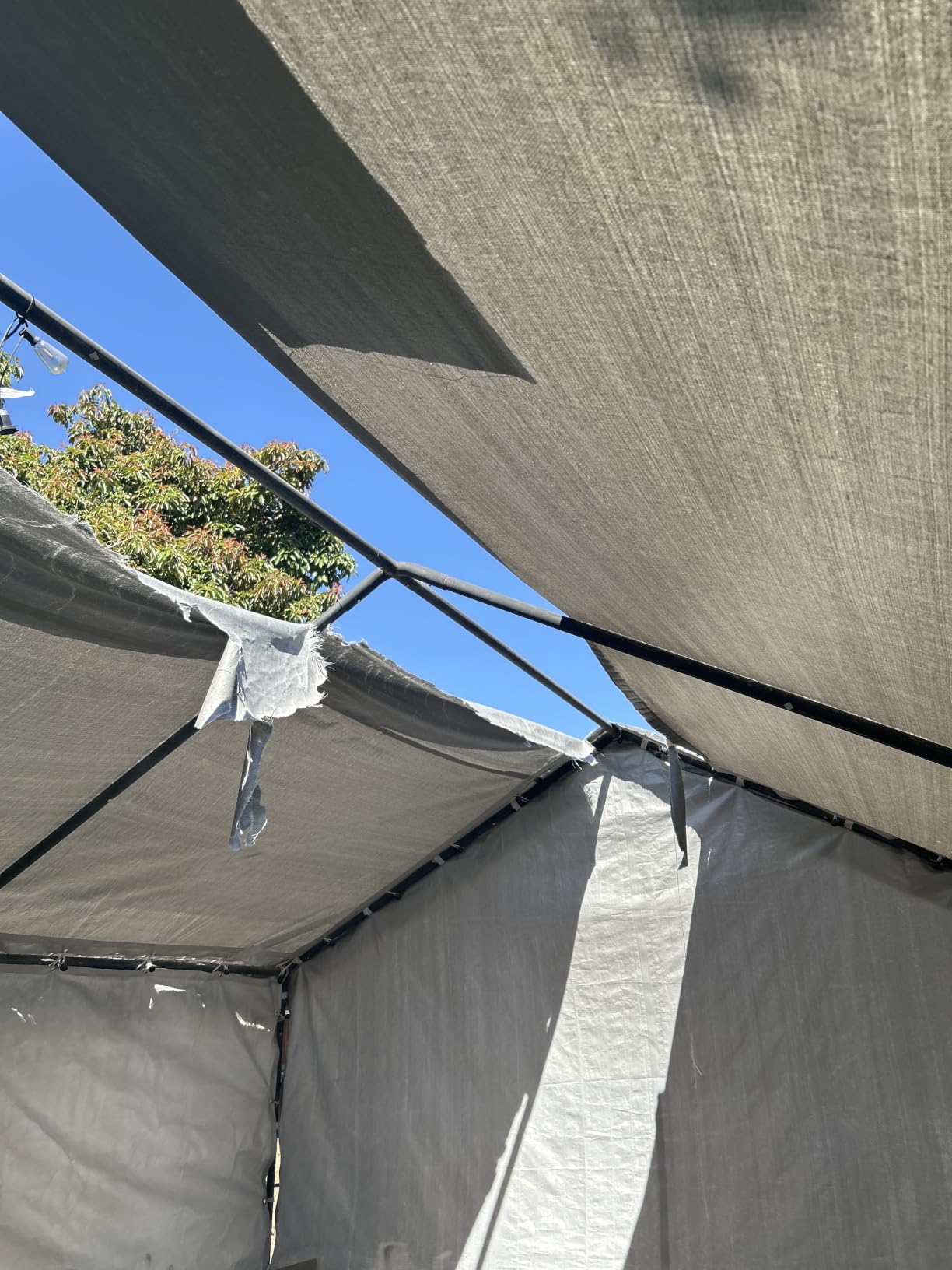 VEVOR 12x20 FT Heavy Duty Carport, Portable Car Canopy with Removable Sidewalls and Door, Outdoor Car Shelter, UV-Resistant, Water-Resistant, All-Season Car Shelter for Cars, Boats, and Equipment customer photo 2