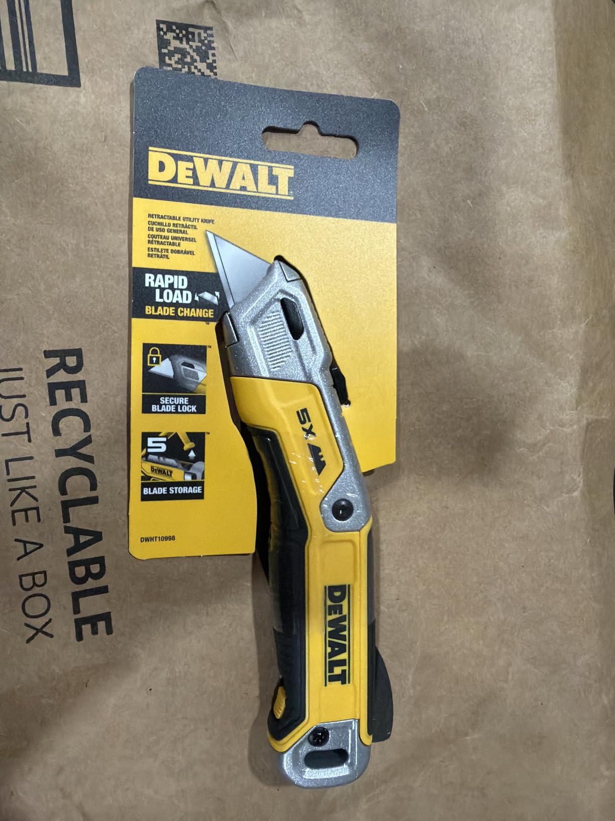 DW RETRACTABLE UTILITY KNIFE customer photo 1