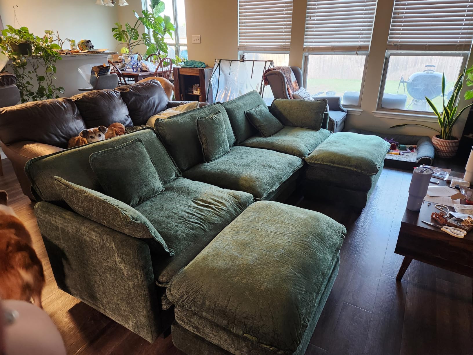Ihanherry U-Shaped Modern Sofa 111.4