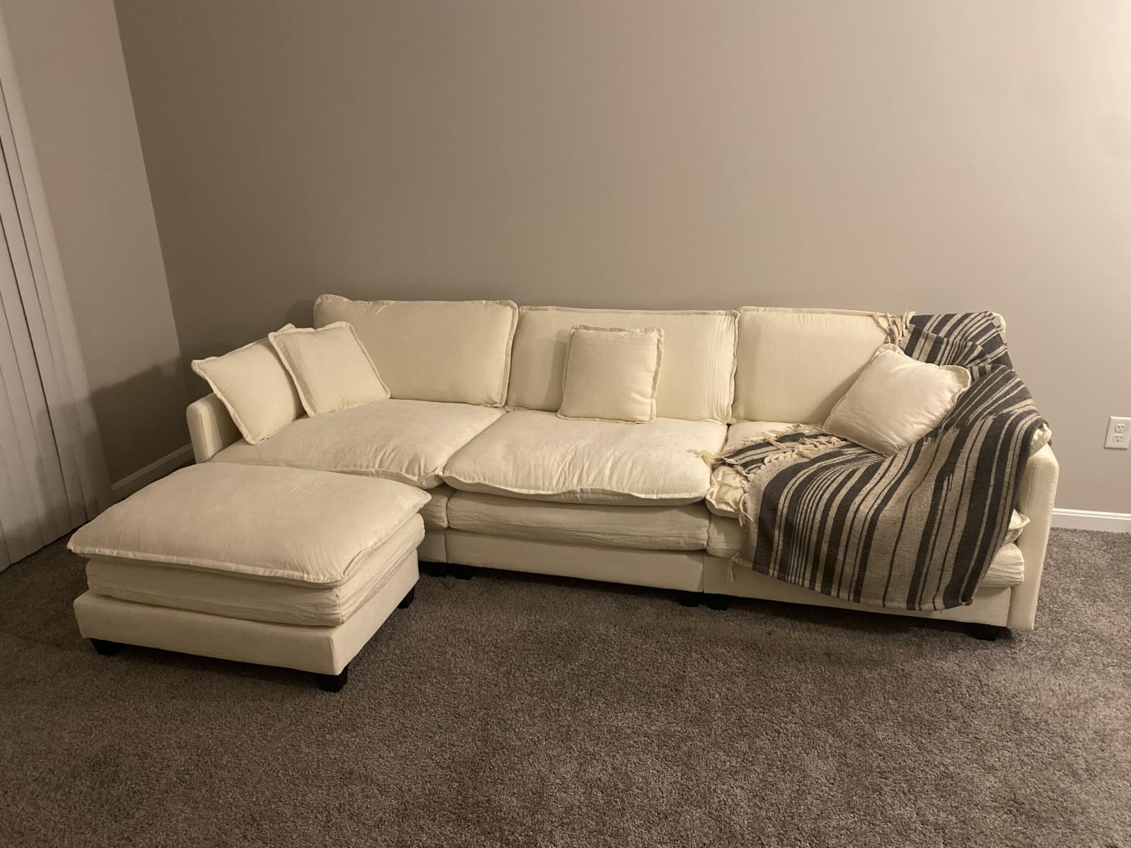Ihanherry U-Shaped Modern Sofa 111.4