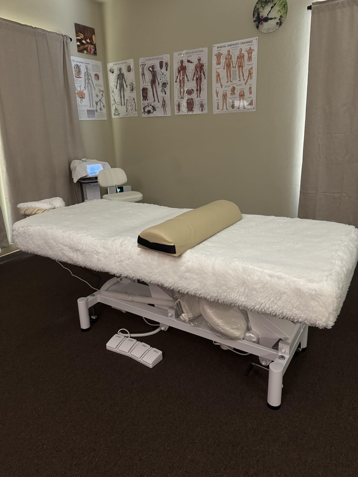 Dir Full Electrical Medical Spa Medical Examination Bed Facial Beauty Massage Table Chiropractic Bed WellRelax customer photo 1