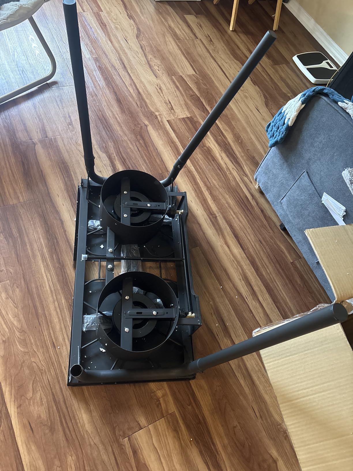 2 Burner Propane Camp Stove | 150,000 BTU | High Pressure Gas Burners | CSA Certified | Side Shelves | Windscreen | Waterproof Cover | Detachable Legs | Ideal for Camping Backyard Outdoor Cooking customer photo 1