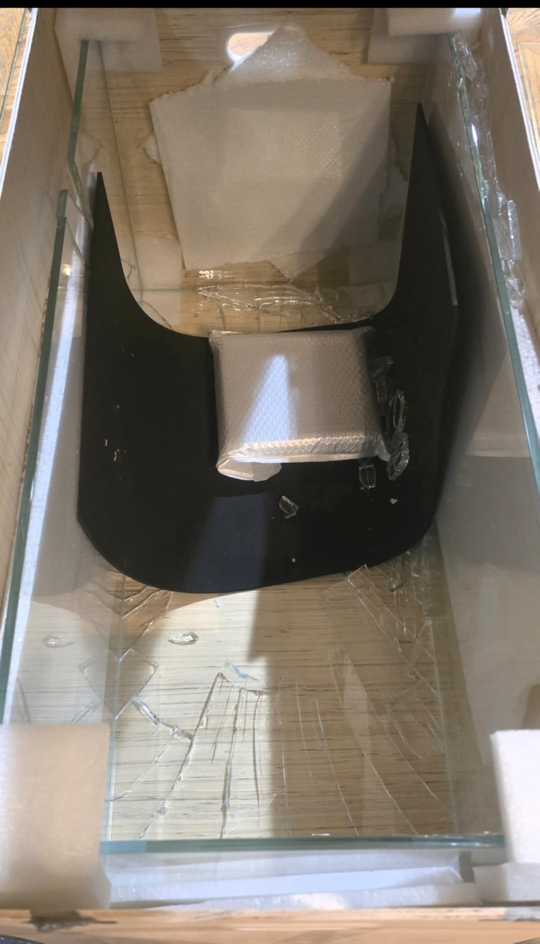 Allcolor Ultra Clear Rimless Aquarium Tank gallons Low Iron Glass Side Filtration + Anti-Jumping net (40Gal) customer photo 2
