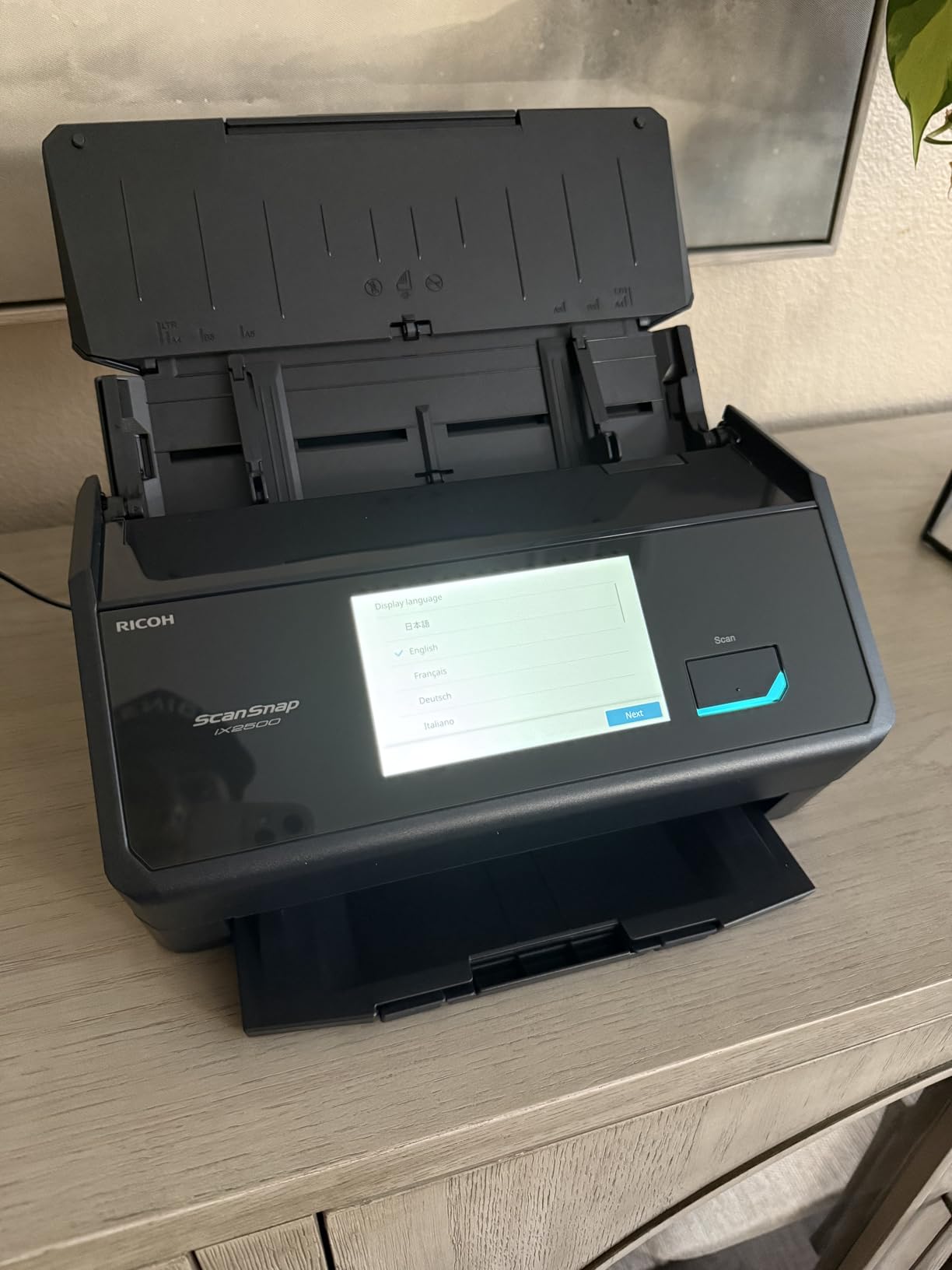 ScanSnap iX2500 Wireless or USB High-Speed Document Scanner, Black customer photo 1