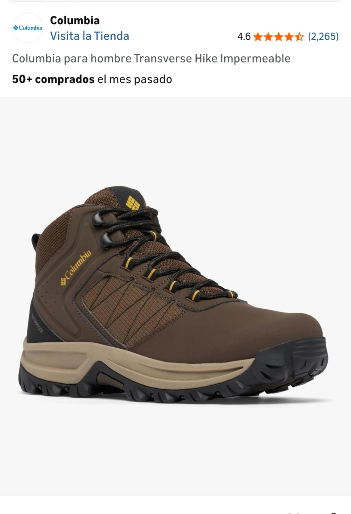 Columbia Men's Transverse Hike Waterproof customer photo 1