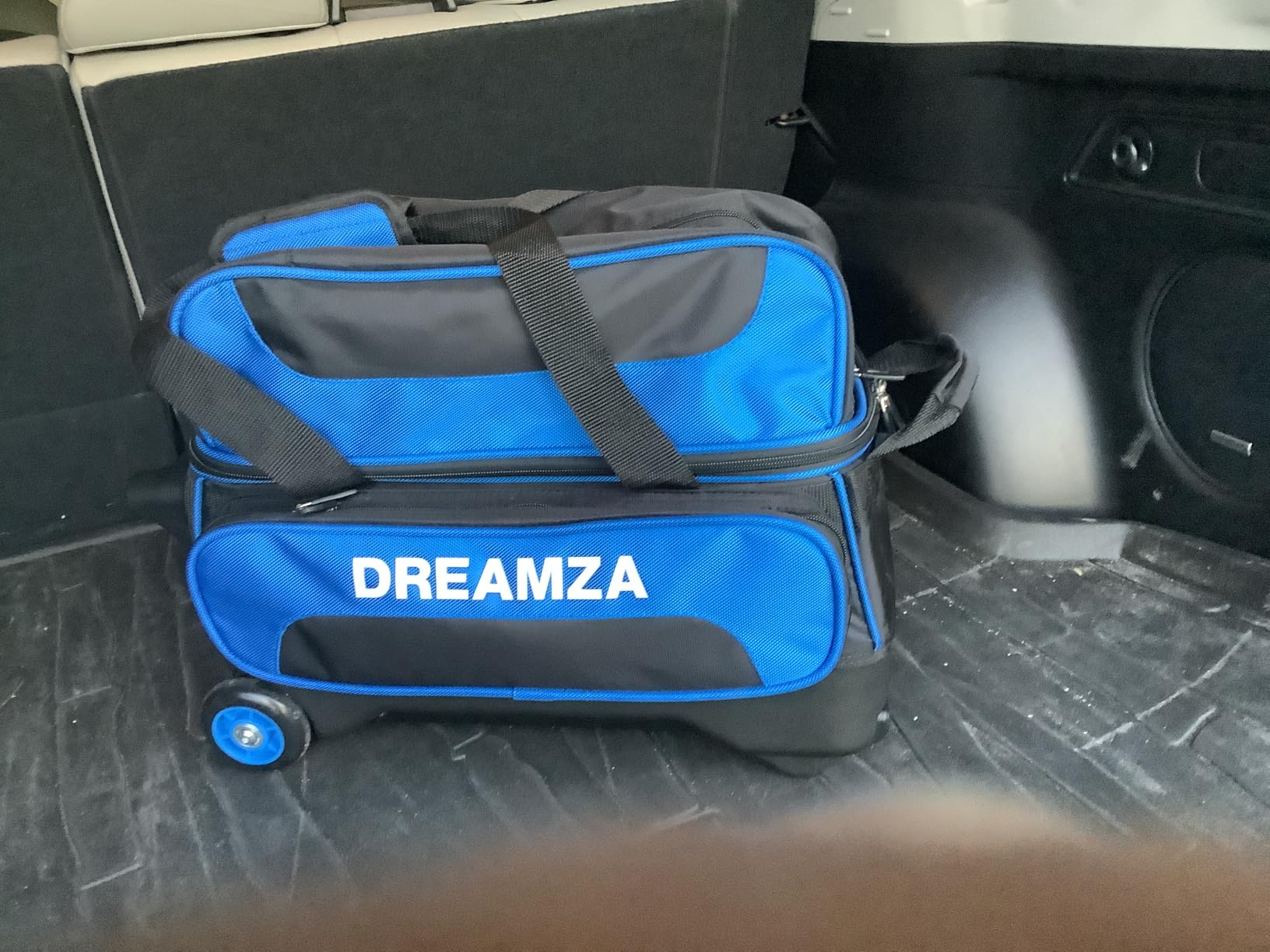 2 Ball Roller Bowling Bag with Wheels & Separate Shoes Pocket customer photo 1