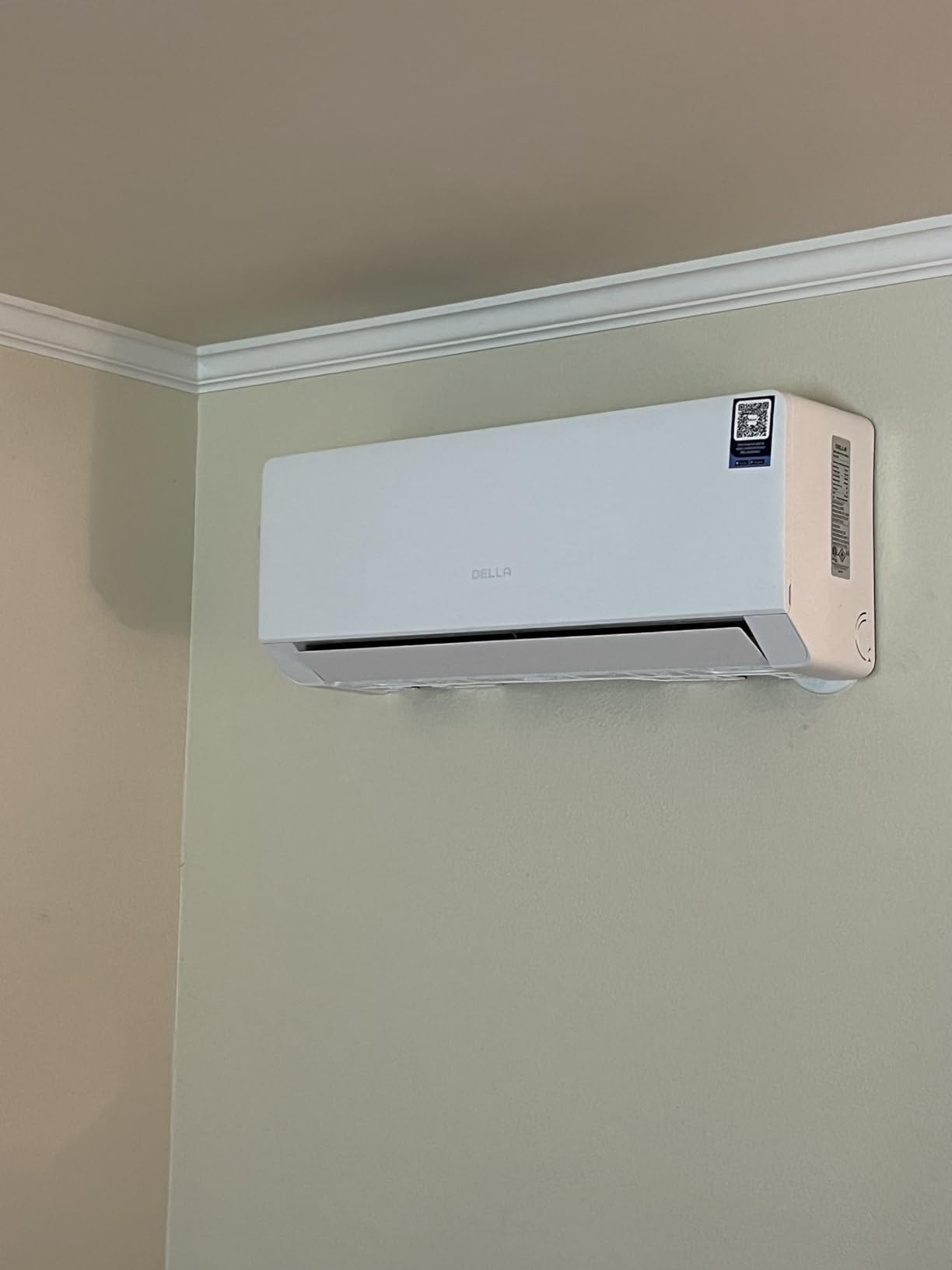 DELLA 18K BTU 2 Zone 9000 9000 BTU Mini Split AC & Heat Pump, Energy Star 22 SEER2 Inverter 230V Ductless AC System for Rooms up to 800 Sq.Ft, WiFi & Voice Control, Pre-Charged, 16.4ft Install Kit customer photo 2