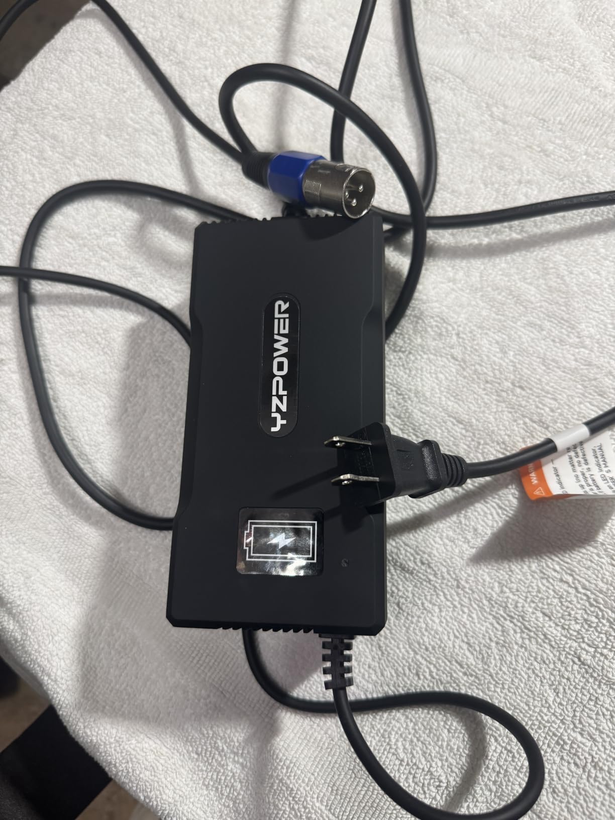 Ebike Charger 48V Lithium Battery Charger, 54.6V Output 4A Fast Electric Bike Charger, 3-Pin XLR Connector, Fan Cooled, Red/Green Indicator, Scooter Charger customer photo 2