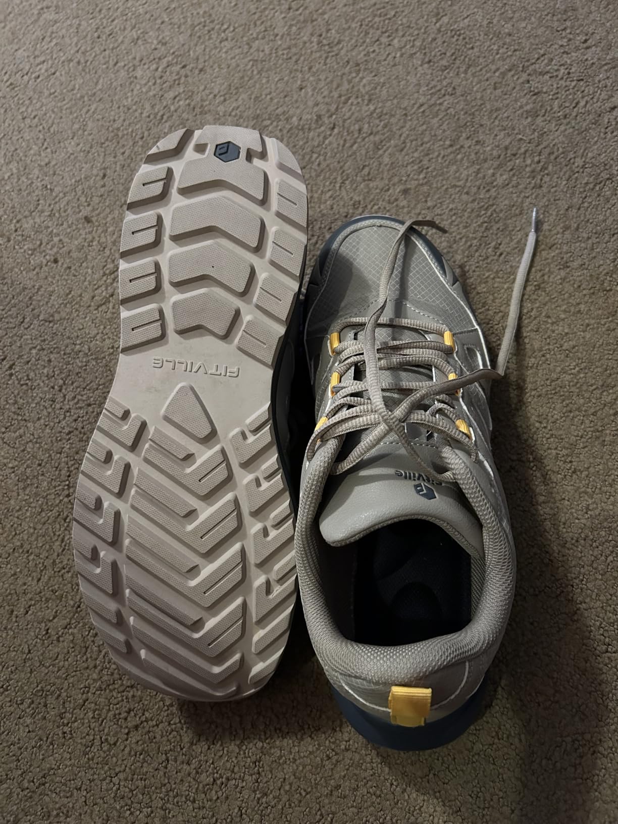 FitVille Men’s Extra Wide Hiking Shoes Trail Trekking Sneakers customer photo 2