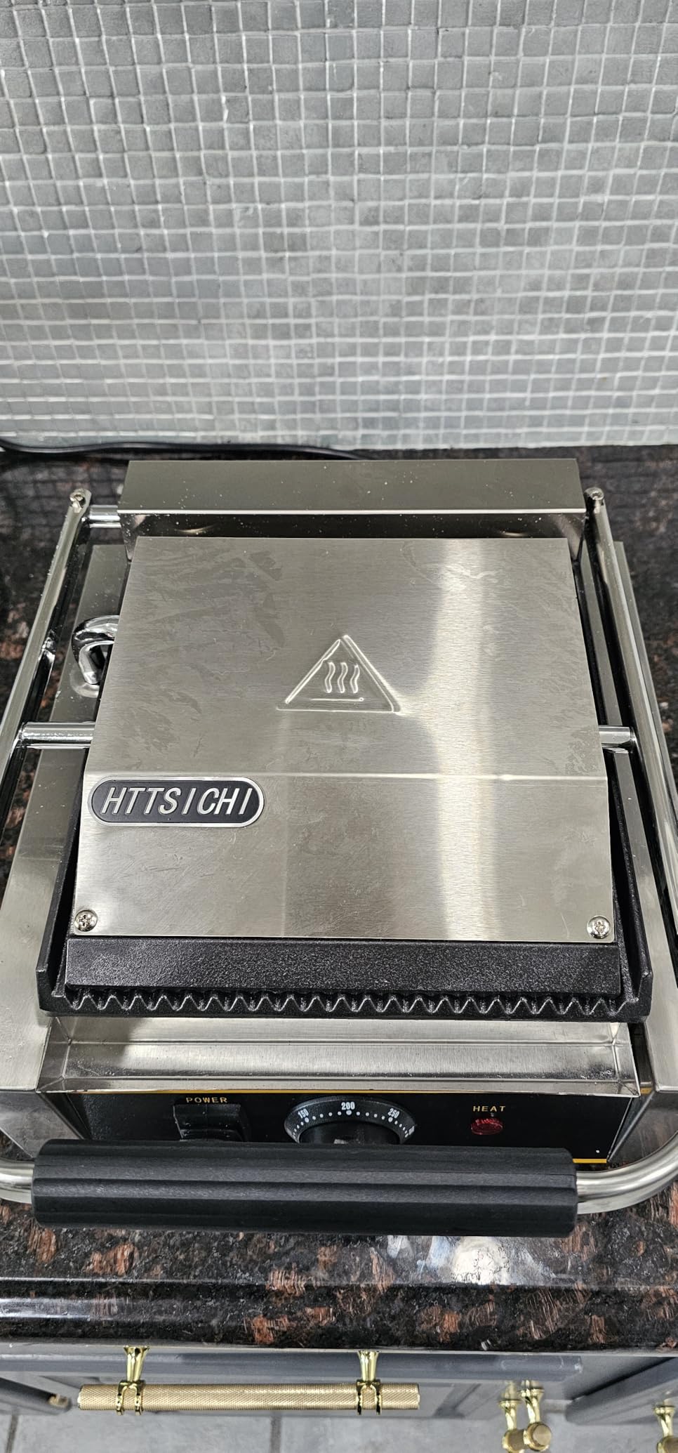 Commercial Panini Press - 2200W Commercial Panini Press Grill w/ 14