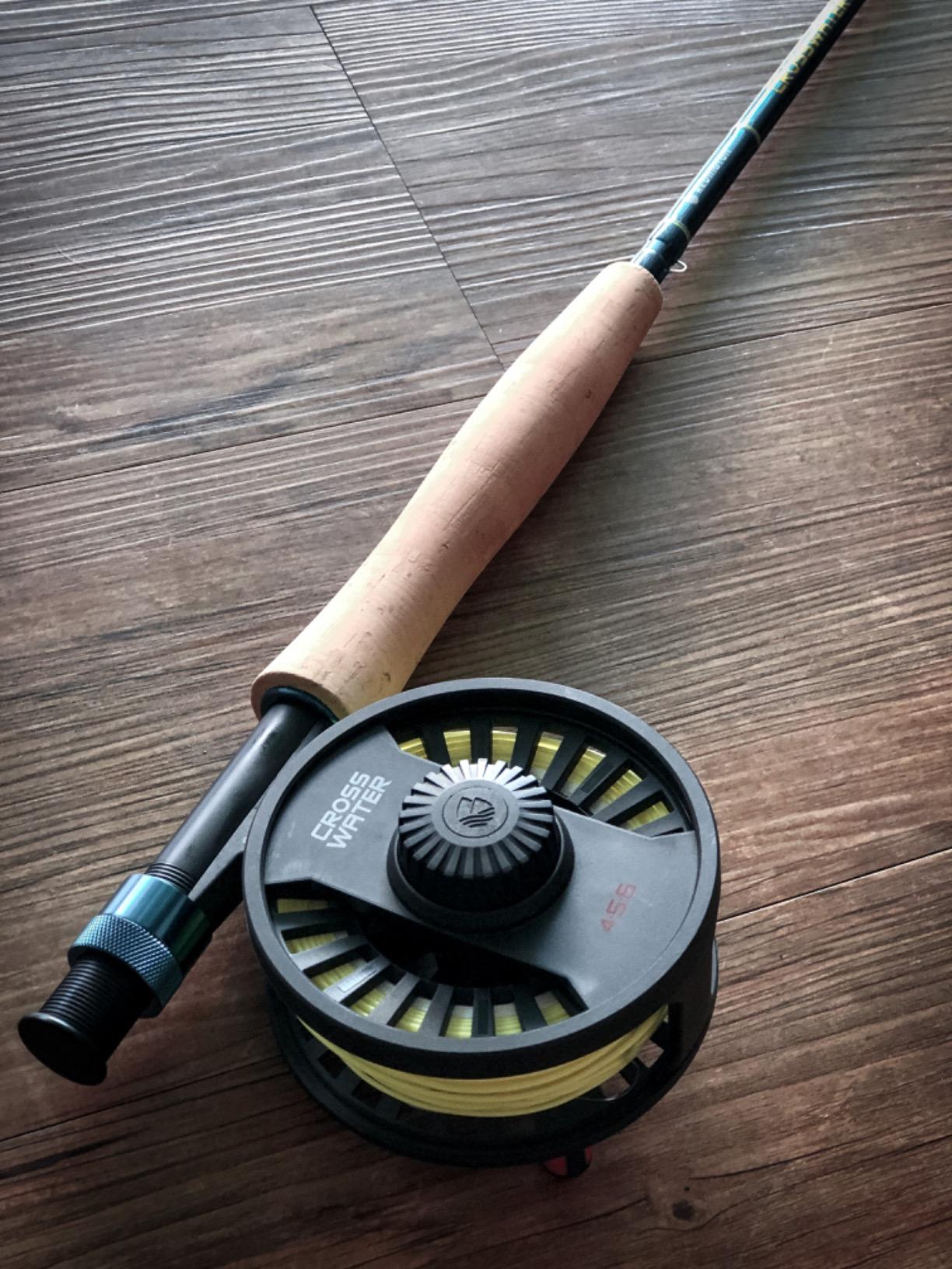Redington Crosswater Fly Fishing Outfit - 4-Piece Fly Rod with Crosswater Reel, Rio Mainstream Fly Line & Zippered Travel Case - Complete Starter Kit customer photo 1