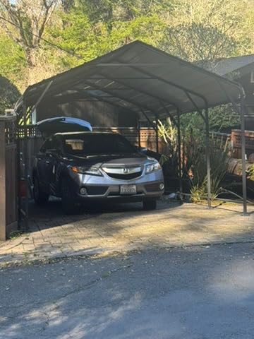 Wisteria Lane 12 x 20 FT Metal Carport, Heavy Duty Carport with Thicker Frame and Base, UV-resistant & Waterproof All-Weather Outdoor Shelter for Boats, Tractors, Pickup Trucks, Motorcycles, Dark Gray customer photo 1