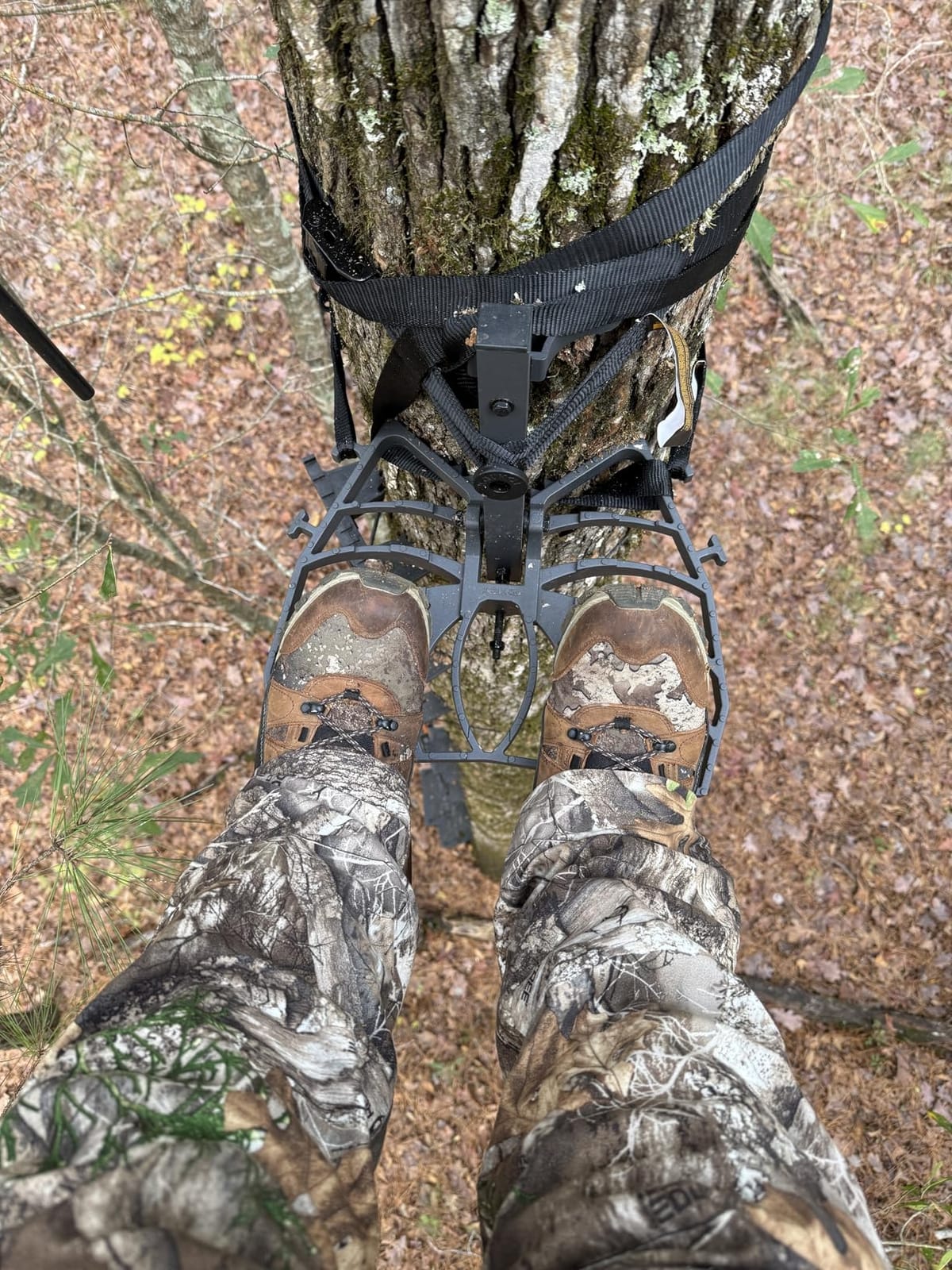 Kalkal Saddle Platform, Die-Cast Aluminum Adjustable Saddle Hunting Platform, Lightweight Tree Saddle Platform Hunting System customer photo 1