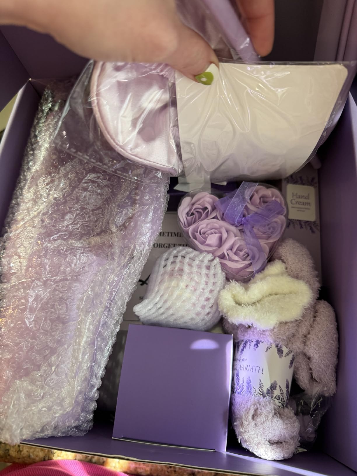 Birthday Gift for Women, Luxury Self Care Spa Gift Basket with Blanket for Mom, Wife, Sister, Friend, Girlfriend, Grandmother, Get Well Soon & Christmas gift for Her customer photo 2