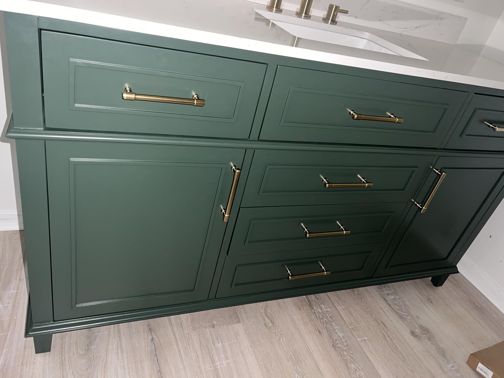 42 Inch Bathroom Vanity with Sink, Fully Assembled, Green customer photo 1