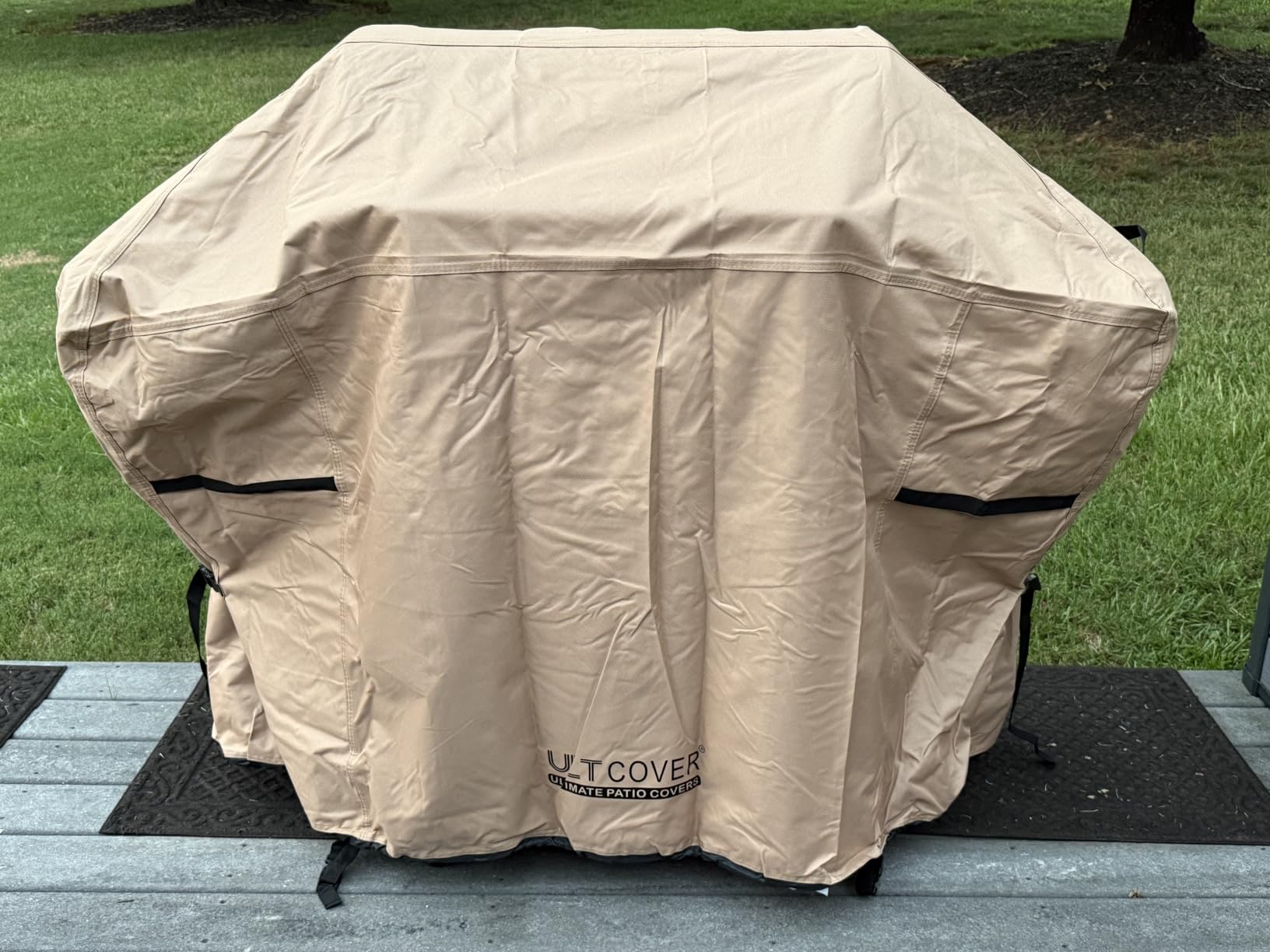 ULTCOVER 600D Outdoor Waterproof Griddle Cover 36 inch - for Two Side Shelves & Flat Top Grill with Hood, Fits Blackstone HALO LoCo Cookers Nexgrill Weber customer photo 1