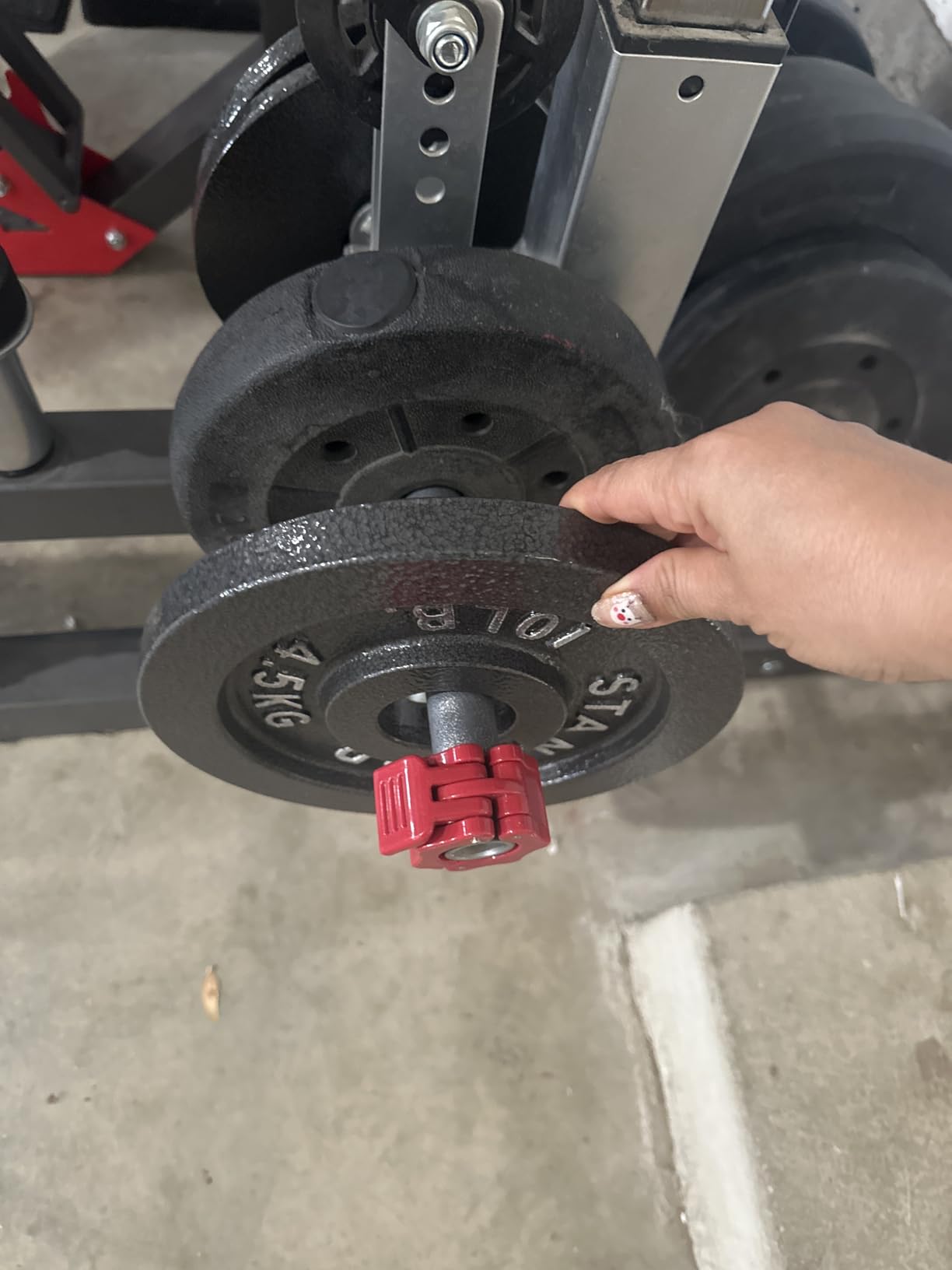 CAP Barbell 2-Inch Olympic Cast Iron Plate Weight Set | 75-285 lbs | Multiple Options customer photo 2
