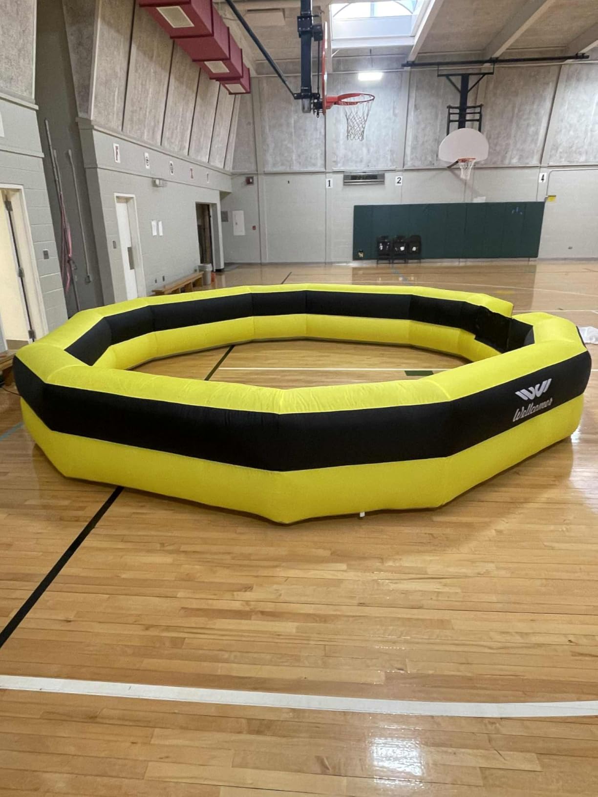 22FT Inflatable Gaga Ball Pit Arena, Portable Gagaball Court with Built-in Blower for Indoor Outdoor, Team Building, Events, Backyard Activities, Easy Setup & Storage customer photo 2