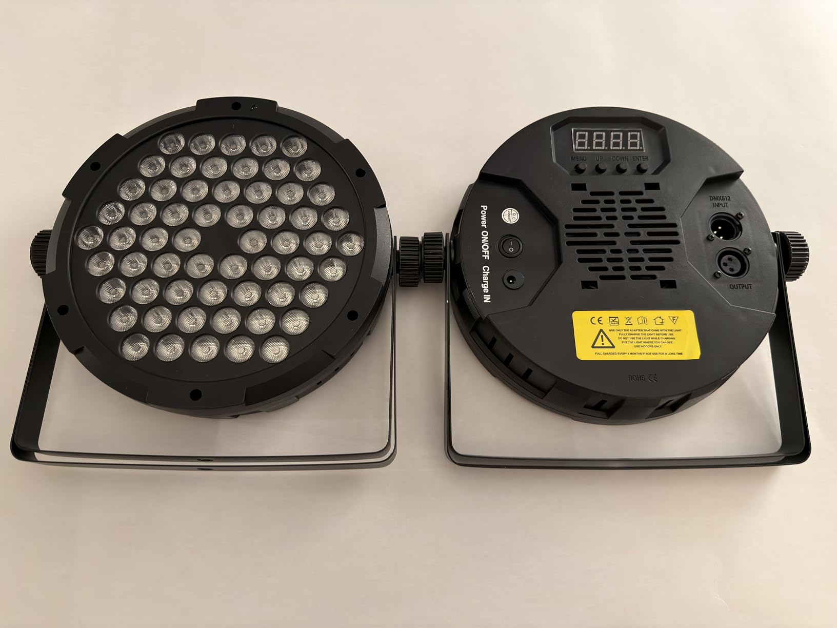 90W Dimmable RGB Battery Par Lights by Remote & DMX Control (2Pack) customer photo 2