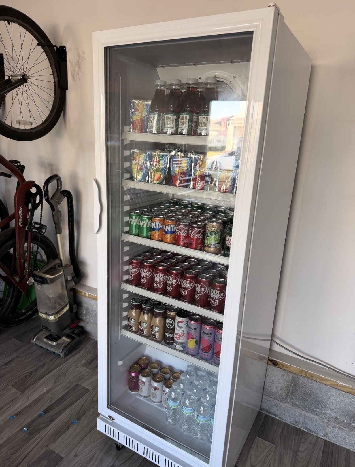 Tylza 24 Bottles Wine Fridge, Wine Cellar with Powerful Compressor, LED Touchscreen, Low-E Tempered Glass Door, Lock, Wine Cooler Refrigerator for Red, White, Champagne or Sparkling Wine, Black customer photo 2