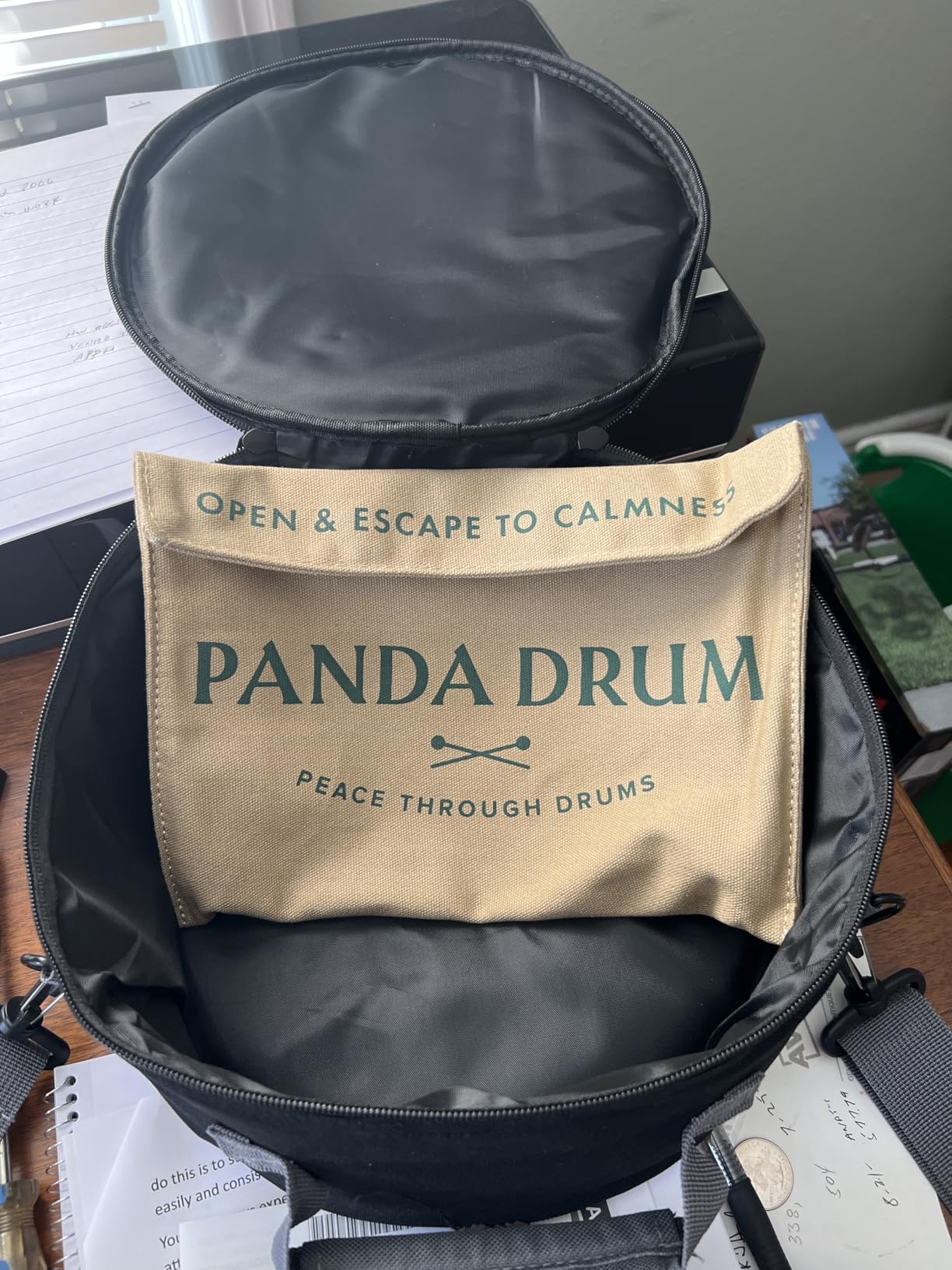 Panda Drum Plus (Blue) | Steel Tongue Drum for Inside & Outside | 11 Inch customer photo 2