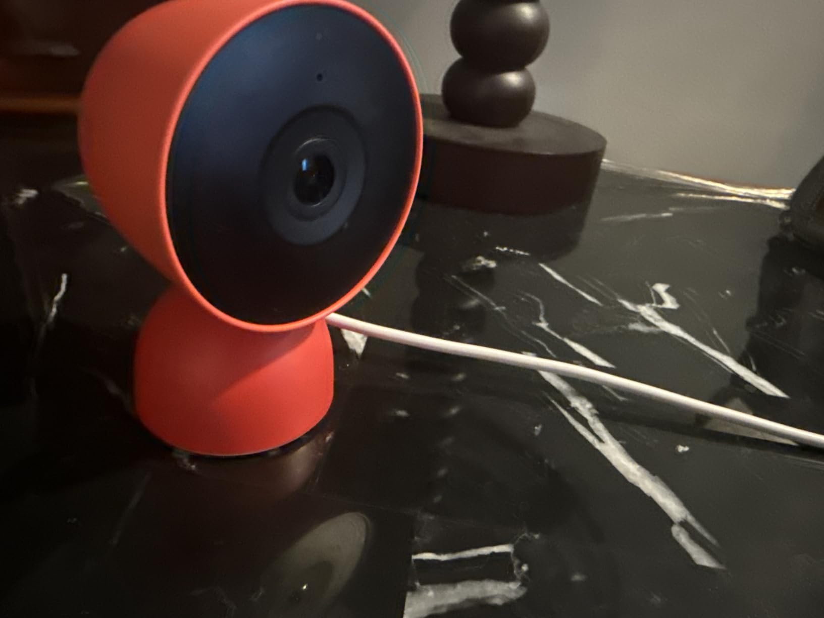 Google Nest Cam Indoor (Wired, 3rd Gen) - Security Camera - 2025 - Snow | 2K video, motion detection, color night vision, 2-way audio, works with Google Home and Gemini, intelligent alerts customer photo 2