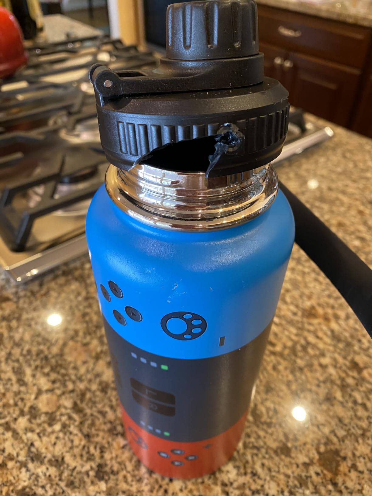 Gamer Gifts-32oz Gamer Water Bottle - Gaming Insulated Cup with Stainless Steel - Gift for Game Men, Son, Dad, Husband, Friends - Gaming Tumbler Present for Birthday Christmas customer photo 2