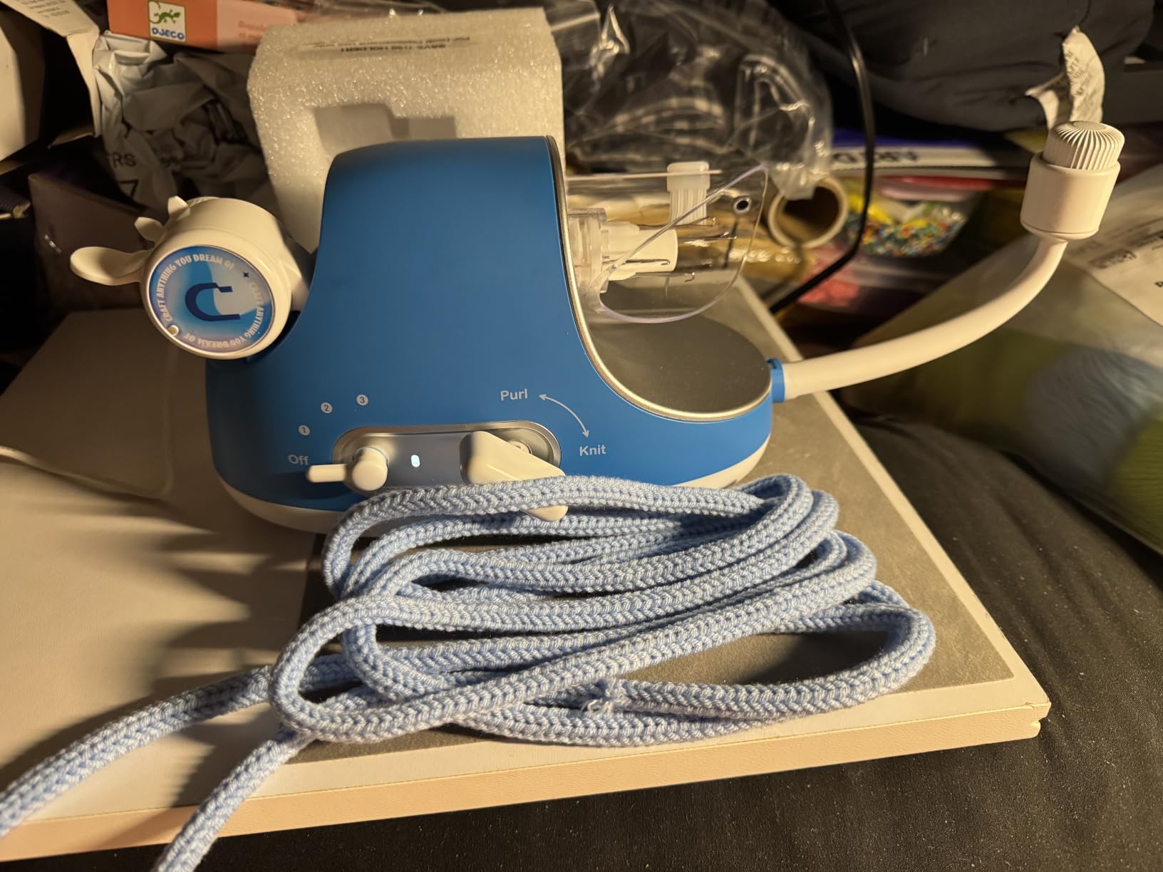 Caydo Automatic i Cord Knitting Machine F1 Pro for Fast DIY Handmade Crafts customer photo 1