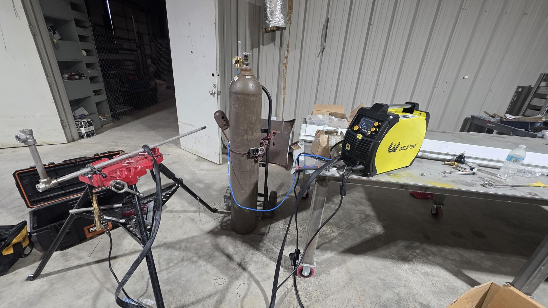 Weldpro Omni210 MIG Welder 200A Multi-Process Welder 110V/220V, Synergic MIG/Flux Core/Stick/Spool Gun/AC/DC HF TIG with Pulse, 6-in-1 Frequency Control Welding Machine with Standard TIG Torch, VRD customer photo 2