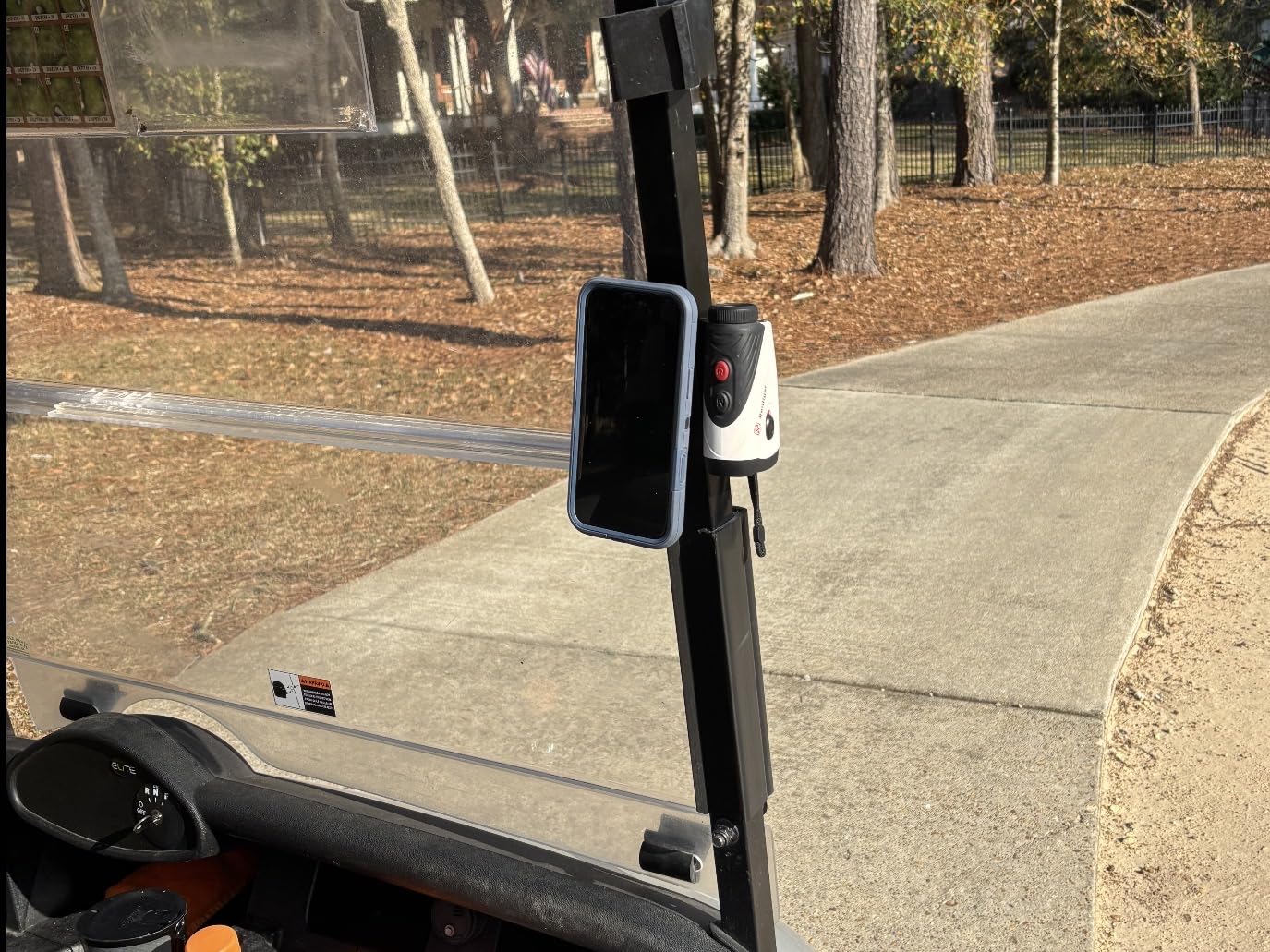 Magnetic Golf Cart Phone Holder, Golf Accessories for Men Golf Gifts Daddy | Premium 360 Rotation Robust Golf Cart Accessories, Unique Magnet Golf Gift For Men Dad Father Husband Golfers, Birthday Gift customer photo 1