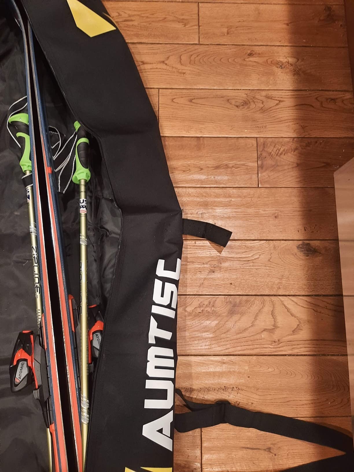 AUMTISC Ski and Boot Bag Combo, Padded Ski Bag for Air Travel, Two Piece Snow Ski Travel Bags for Flying, Adjustable Length Ski Storage Bags for Skis Up to 200cm and Boots Up to Size 13 customer photo 2