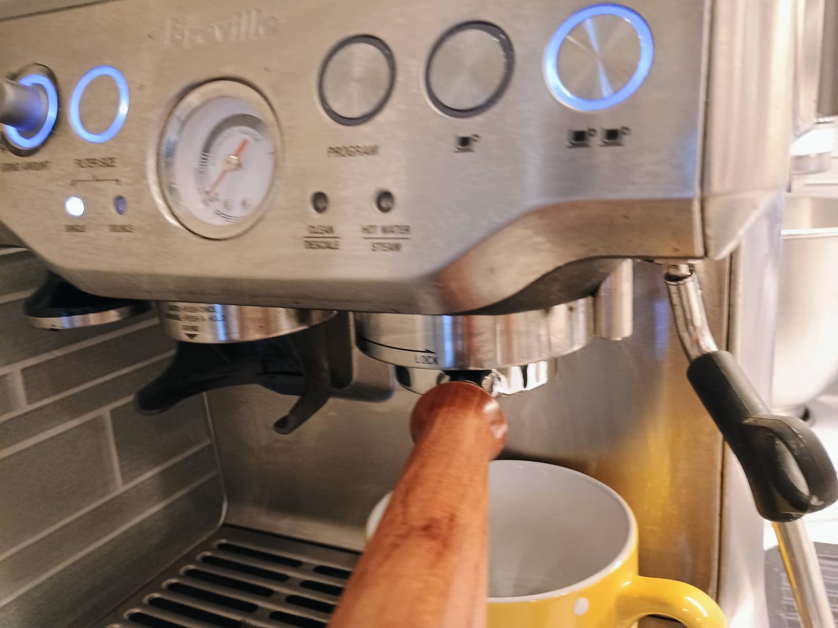 54mm Bottomless Portafilter Compatible with Breville Espresso | BREYSIA | Compatible with Barista Express, Pro, Touch, Bambino Plus & Infuser customer photo 1