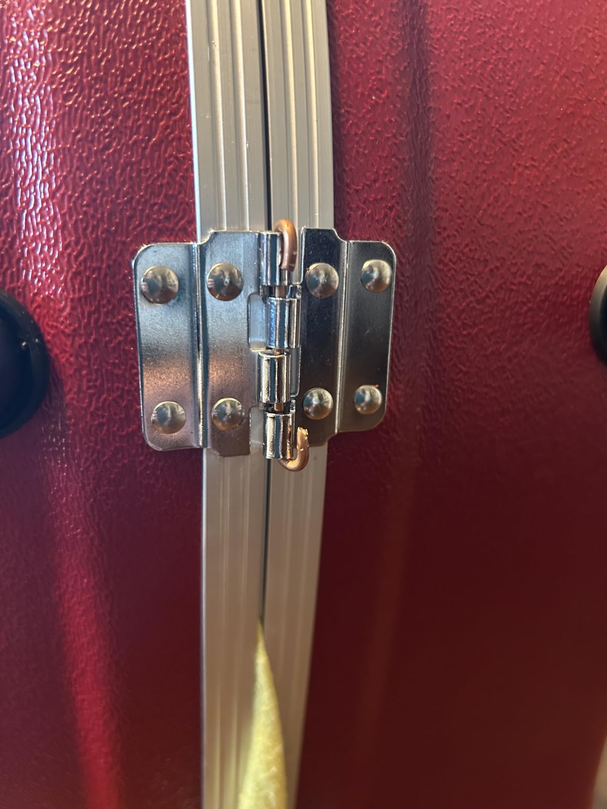 Crossrock ABS Cello Case for 4/4 & 3/4 Size - Wine Red Velvet Interior, Molded Hardshell with Wheels, Lock, Dual Bow Holders & Backpack Straps customer photo 2
