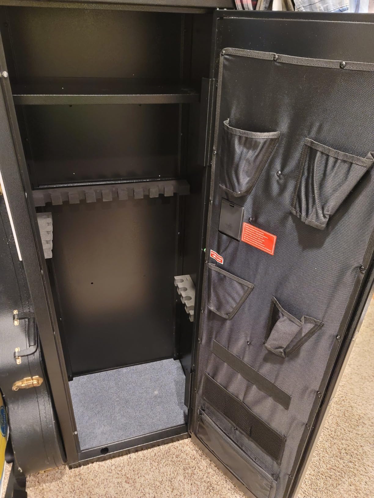 KAER 12-15 Gun Safe, Biometric Gun Safes, Rifle safe, Gun Safe for Rifles and Pistols, Gun Cabinet for Home & Hunting with Gun Racks and Removable Shelves, Suitable for AR15 customer photo 1