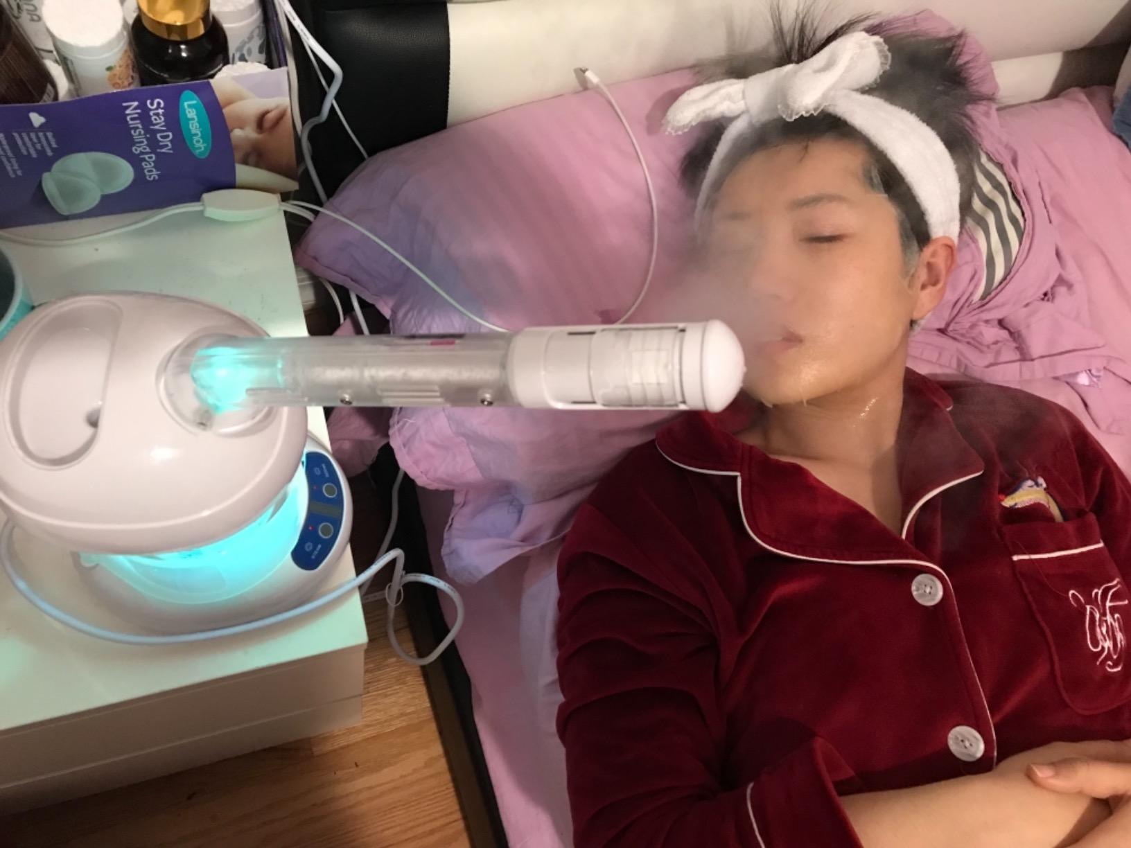 Facial Steamer, Nano Ionic Ozone Face Steamer for Home & Salon customer photo 2