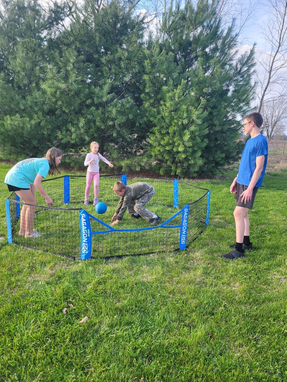 GoSports 10 ft Gagagon Go Portable Gaga Ball Pit customer photo 2