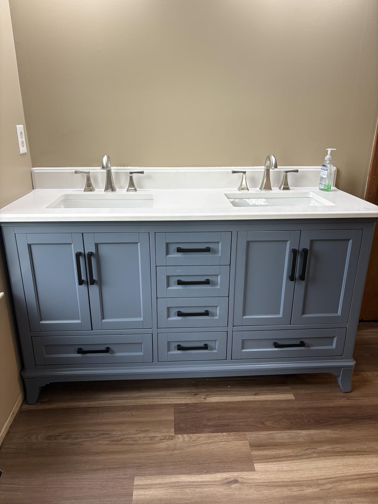 48 Inch Bathroom Vanity with Sink, Pre Assembled, Walnut customer photo 2