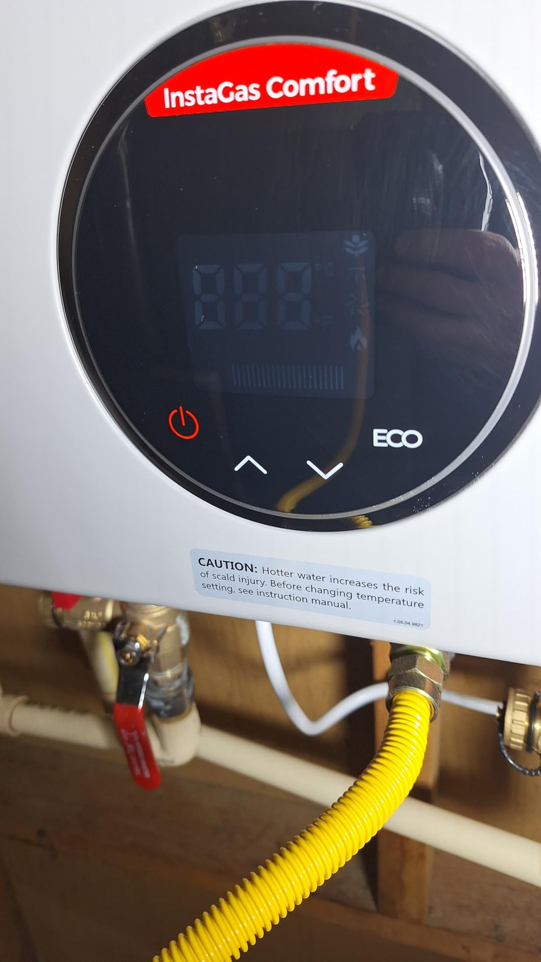 FOGATTI Tankless Water Heater Natural Gas Outdoor On Demand CSA Certified customer photo 2
