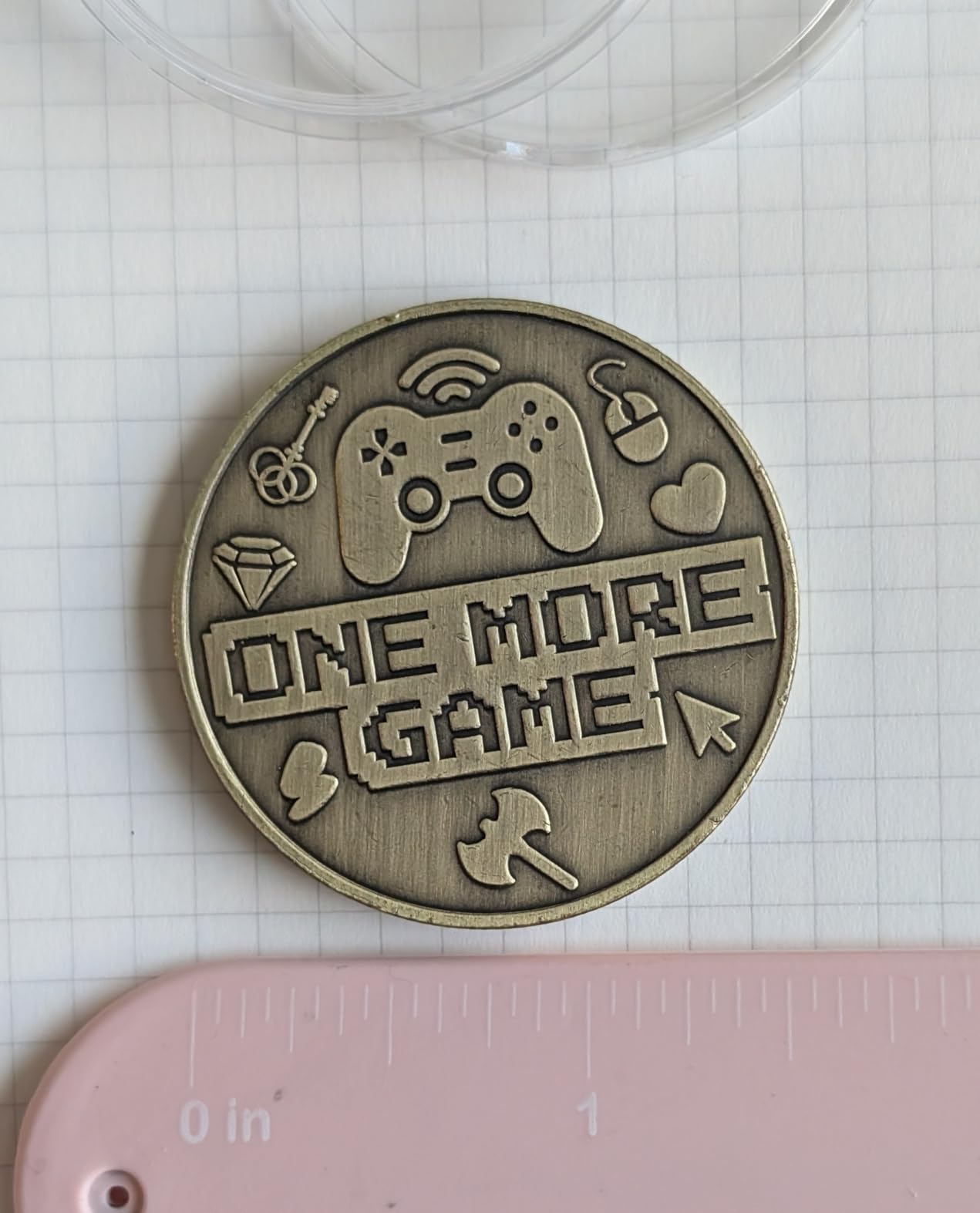 One More Game or Go to Sleep Gamer Decision Coin, Gifts for Gamer Boyfriend, Husband, Men, Gaming Accessories for Men, Game Gifts for Christmas, Valentine's Day, His Birthday customer photo 2
