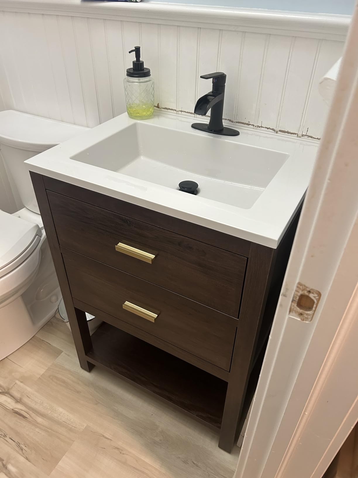 36 Inch Bathroom Vanity with Sink, White customer photo 1
