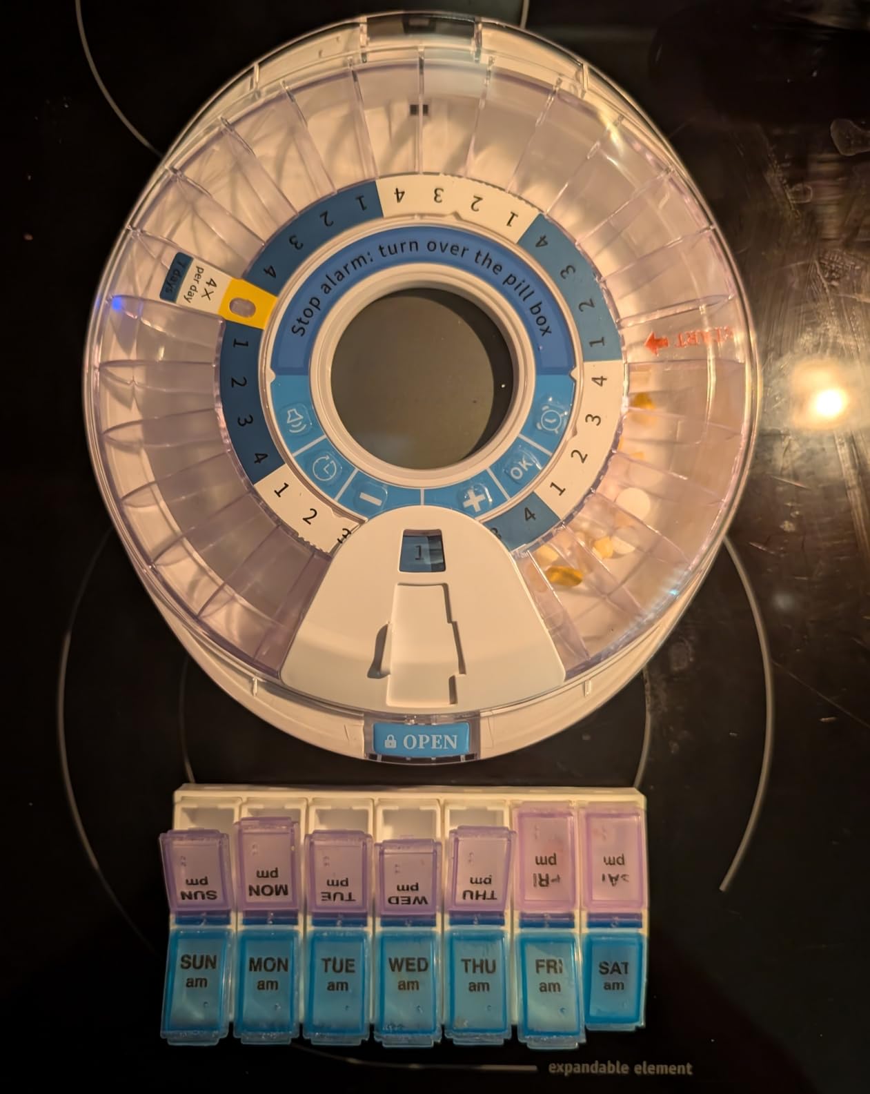 Betife 2nd Gen Automatic Pill Dispenser for Elderly with Alarm customer photo 2