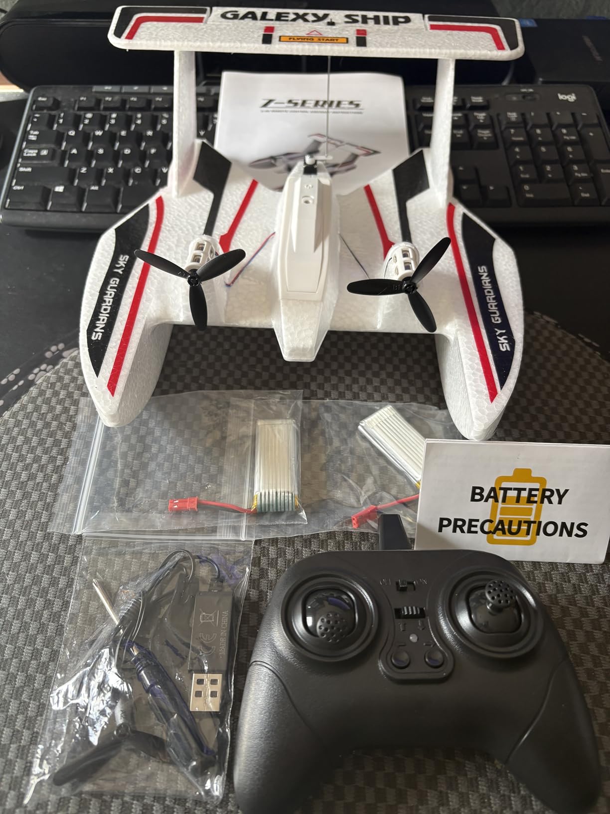 DEERC RC Plane for Water Land & Air, Amphibious Tri-Phibian Aircraft, 3CH Remote Control Plane W/ 2 Batteries, 2.4GHz RTF Airplane Glider for Boy Girl customer photo 1